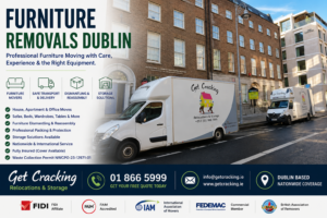 Apartment movers Dublin with Get Cracking removals team