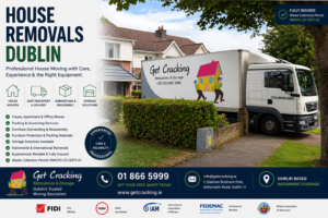 Our house removals Dublin service can include temporary storage when your moving dates do not line up.