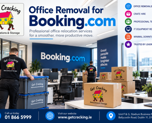 Office removal Dublin for Booking.com by Get Cracking