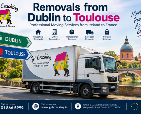 Removals from Dublin to Toulouse with Get Cracking