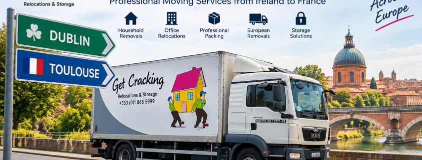 Removals from Dublin to Toulouse with Get Cracking