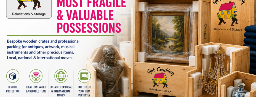 Custom crating for fragile and valuable items during removals