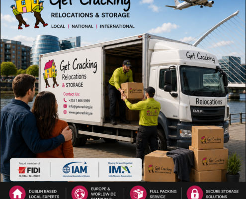 HoHouse removals Dublin – Get Cracking Relocations & Storage