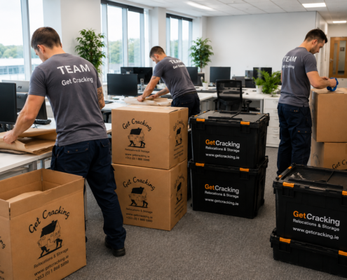 Moving office Dublin 2026 – Get Cracking office relocation team