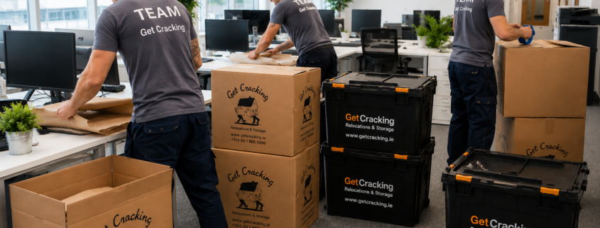 Moving office Dublin 2026 – Get Cracking office relocation team